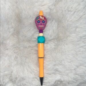 Colorful Skull Pen
